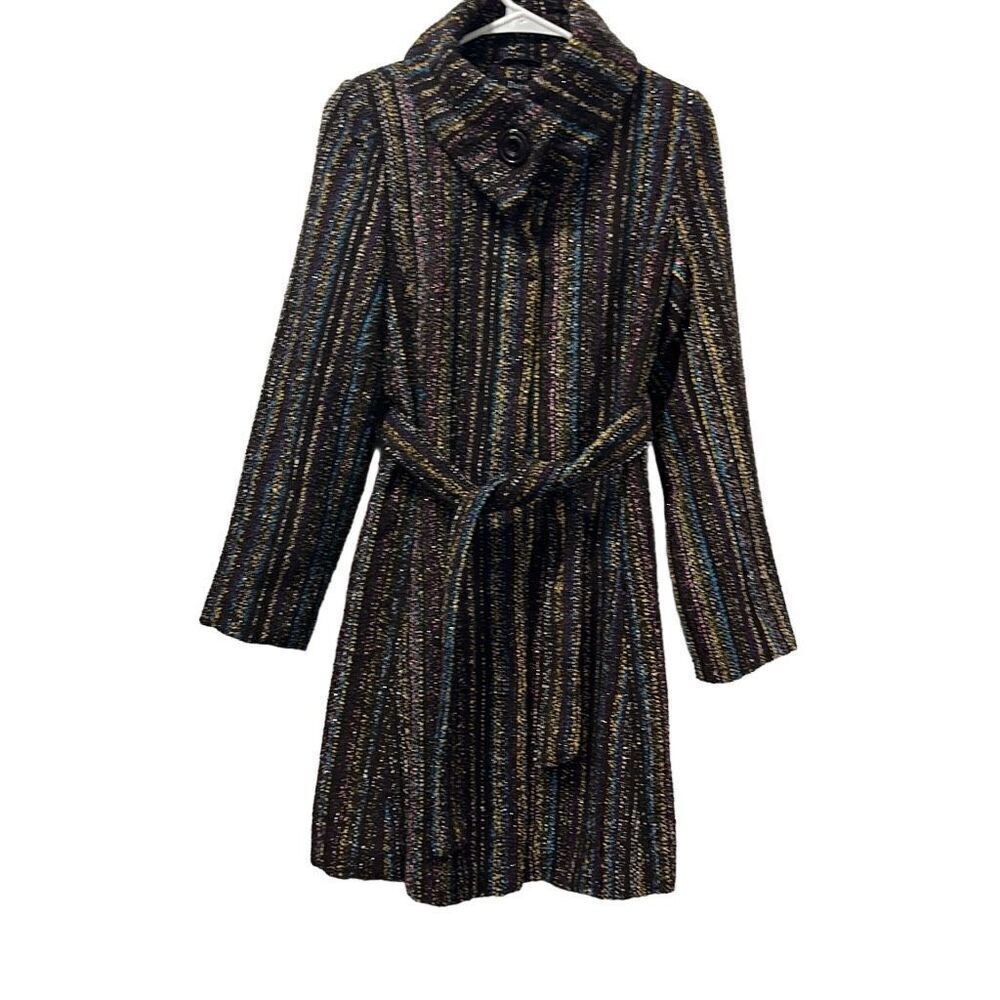 Women’s Daisy Multi Color Pea Coat Size Medium